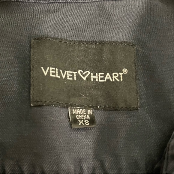 Velvet Heart Button-Down Shirt Dress - Picture 3 of 5